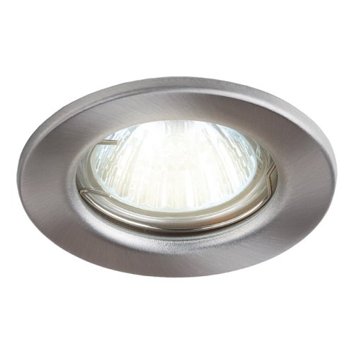 Светильник встраиваемый Smartbuy GU5.3 12В 50Вт Никель картинка 